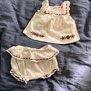 Pink Chicken Baby Party/Summer Outfit
